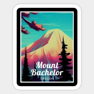 Mount Bachelor Oregon United States ski Sticker